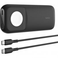 BELKIN powerbanka sa brzim bežičnim punjenjem za Apple Watch sa priključkom USB-C - 10 000 mAh - crna