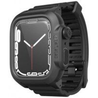 Catalyst Total Protection izdržljiva vodootporna futrola sa remenom za Apple Watch 45mm - crno