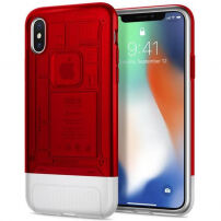 Spigen Classic C1 futrola za Apple iPhone X - crvena