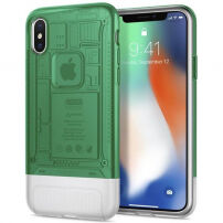 Spigen Classic C1 futrola za Apple iPhone X - zelena