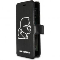 Karl Lagerfeld K-Punk Book futrola za iPhone 7 Plus / 8 Plus - crna
