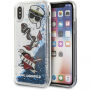 Karl Lagerfeld Karl Captain Carl Liquid Glitter futrola za iPhone X - plava
