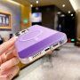 Prozirna maska sa MagSafe za iPhone 12 Pro Max - plavi