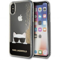 Karl Lagerfeld Choupette Sunglass futrola za iPhone X - zlatna