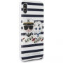 Karl Lagerfeld Sailor Stripes futrola iPhone X - crna