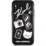 Karl Lagerfeld Pins futrola za iPhone X - crna