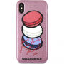 Karl Lagerfeld Paris Glitter futrola za iPhone X - Ružičasta