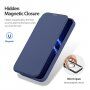 DUX DUCIS Skin X flip futrola sa MagSafe za iPhone 13 Pro Max - tamno plavo