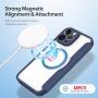DUX DUCIS Skin X flip futrola sa MagSafe za iPhone 13 Pro Max - tamno plavo