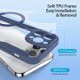 DUX DUCIS Skin X flip futrola sa MagSafe za iPhone 13 Pro Max - tamno plavo