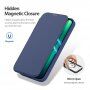 DUX DUCIS Skin X flip futrola sa MagSafe za iPhone 13 Pro - tamno plavo