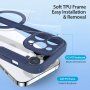 DUX DUCIS Skin X flip futrola sa MagSafe za iPhone 13 Pro - tamno plavo