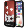 Karl Lagerfeld Original faceplate futrola za iPhone X - crvena