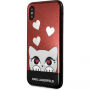 Karl Lagerfeld Original faceplate futrola za iPhone X - crvena