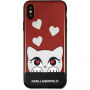 Karl Lagerfeld Original faceplate futrola za iPhone X - crvena