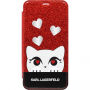 Karl Lagerfeld Valentines Choupette Book futrola za iPhone X - crvena