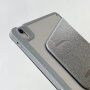 Svjetlucava okretna 360° futrola sa prostorom za Apple Pencil za iPad 10,9" (2022) / 11" (2025) - sivo