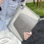 Svjetlucava okretna 360° futrola sa prostorom za Apple Pencil za iPad 10,9" (2022) / 11" (2025) - sivo