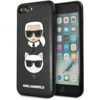 Karl Lagerfeld Karl and Choupette futrola za iPhone 7 Plus / 8 Plus - crna
