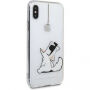 Karl Lagerfeld futrola za iPhone X - prozirna
