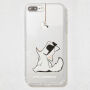 Karl Lagerfeld Choupette Fun-Cord futrola za iPhone 7 Plus / 8 Plus - prozirna