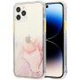 Mramorna maskica otporna na ogrebotine za iPhone 14 Pro Max - ružičasti