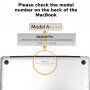 ENKAY mat maska za MacBook Air 13" (A2681 / A3113) - sivo-zlatni mramor