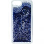 Guess Liquid Glitter maskica za iPhone 7 / 8 - srebrna / plava