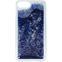 Guess Liquid Glitter maskica za iPhone 7 / 8 - srebrna / plava