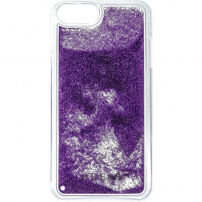Guess Liquid Glitter maskica za iPhone 6 Plus / 6S Plus / 7 Plus / 8 Plus - ljubičasta