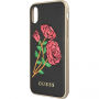 Guess Flower Desire maskica za iPhone X - crna