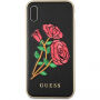 Guess Flower Desire maskica za iPhone X - crna
