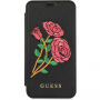 Guess Flower Desire Book futrola za iPhone X - crna