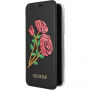 Guess Flower Desire Book futrola za iPhone X - crna