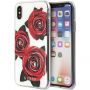 Guess Flower Desire futrola za iPhone X - prozirna