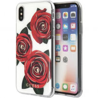 Guess Flower Desire futrola za iPhone X - prozirna