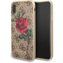 Guess 4G Flower Desire maskica za iPhone X - Smeđa