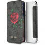 Guess 4G Flower Desire Book futrola za iPhone X - Siva