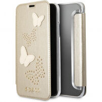 Guess Studs and Sparkle Book futrola za iPhone X - bež