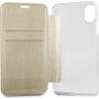 Guess Studs and Sparkle Book futrola za iPhone X - bež