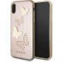 Guess Studs and Sparkle maskica za iPhone X - ružičasta zlatna