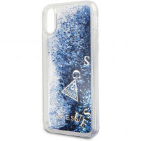 Guess Liquid maskica za iPhone X - plava