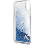 Guess Liquid maskica za iPhone X - plava