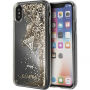 Guess Liquid Glitter futrola za iPhone X - zlatna