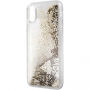 Guess Liquid Glitter futrola za iPhone X - zlatna