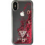 Guess Liquid Glitter futrola za iPhone X - crvena