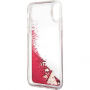 Guess Liquid Glitter futrola za iPhone X - crvena