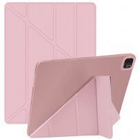 Futrola s origami stalkom za iPad Pro 12,9" (2018-2022) - ružičasto