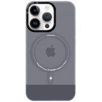Prozirna maska sa MagSafe za iPhone 13 Pro Max - sivi