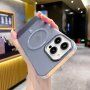 Prozirna maska sa MagSafe za iPhone 14 Pro Max - sivi